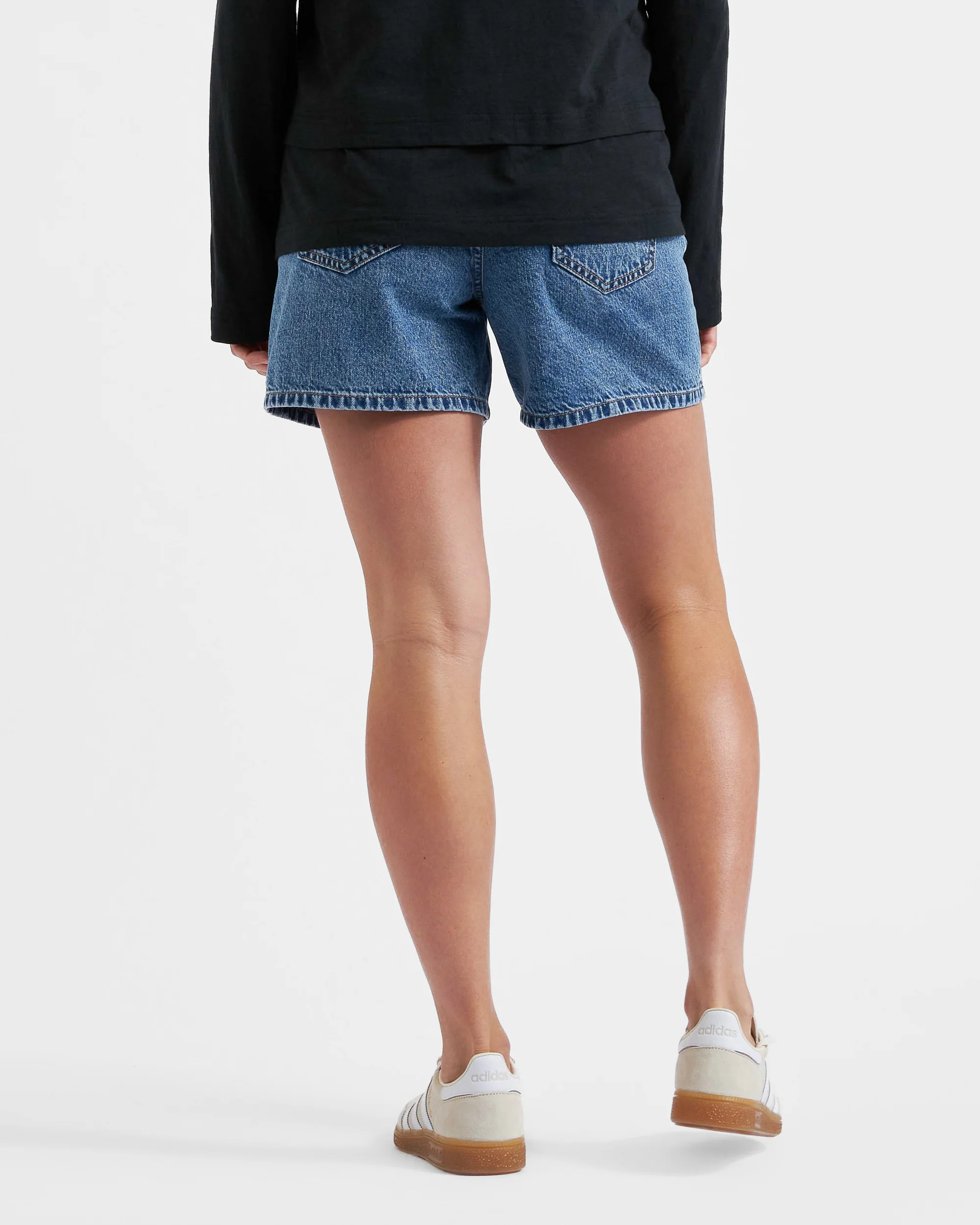 Brooklyn Denim Short Mid Wash - Image 4