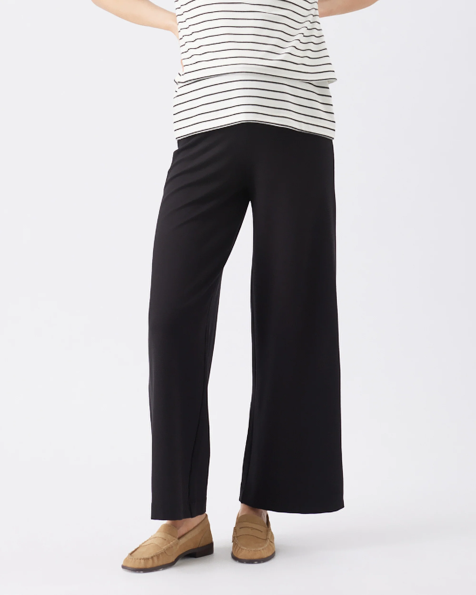 Isha Wide Leg Pant Black - Image 3
