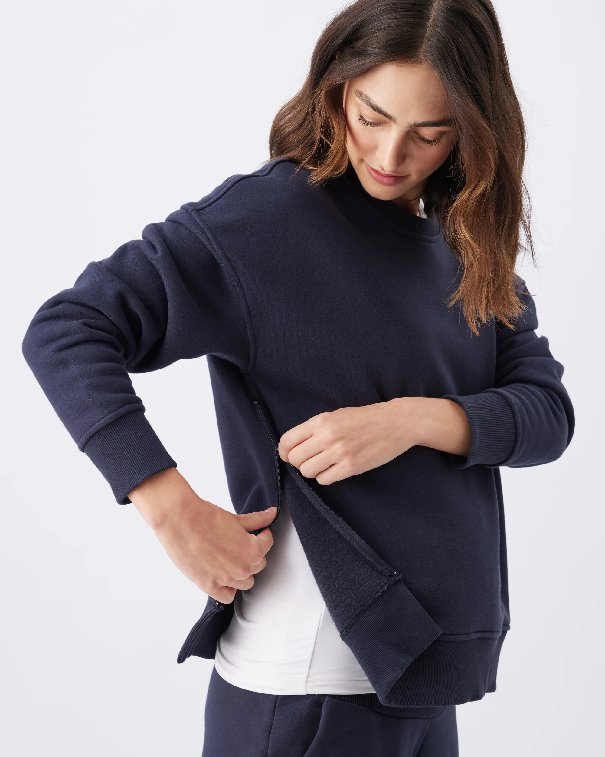 Relax Nursing Sweat Navy - Image 6