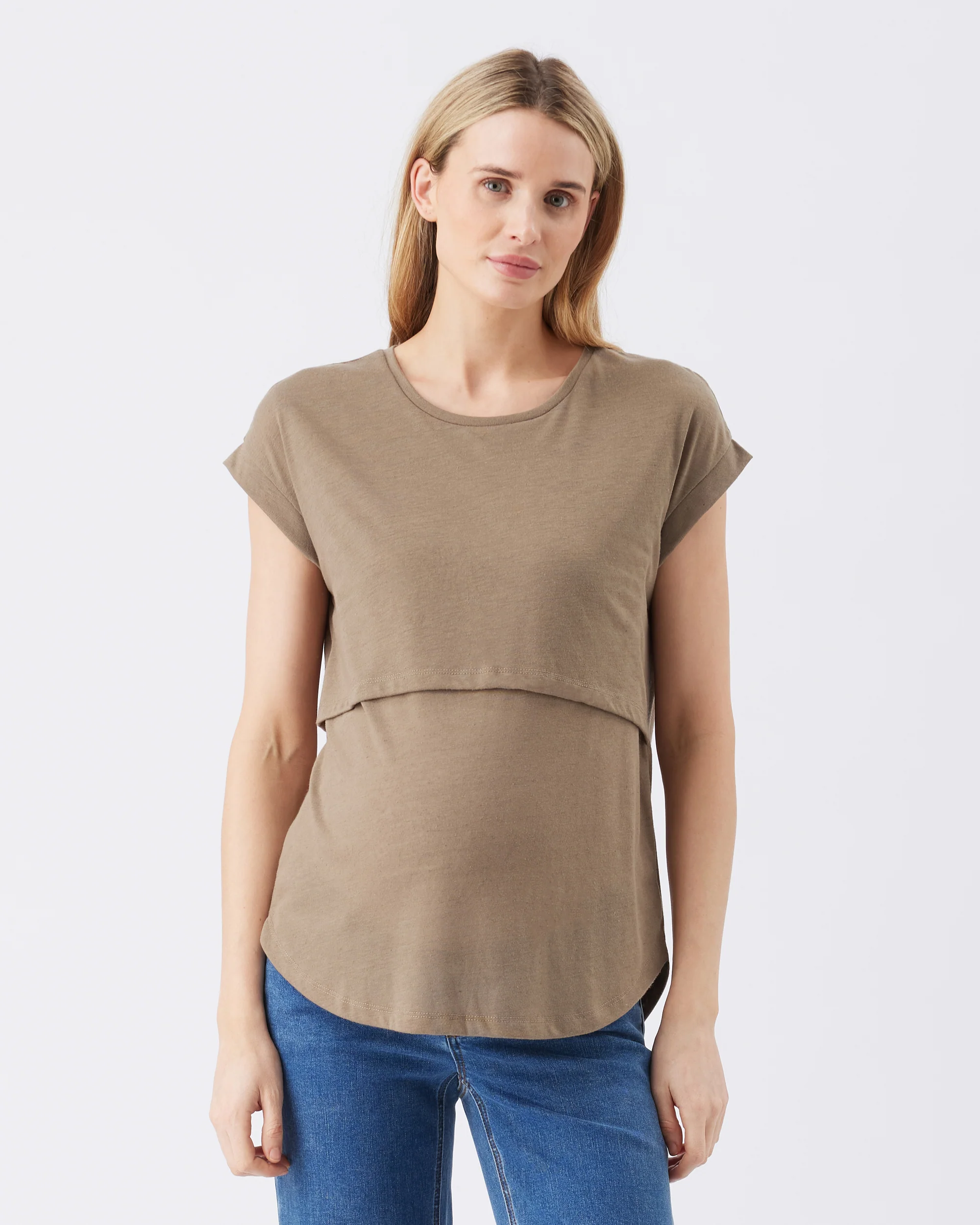 Ziggy Nursing Tee Olive